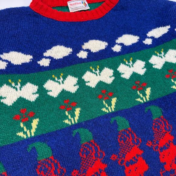 Vintage 1980’s The Irish Scene Wool Ireland Sweater Medium - Picture 2 of 8